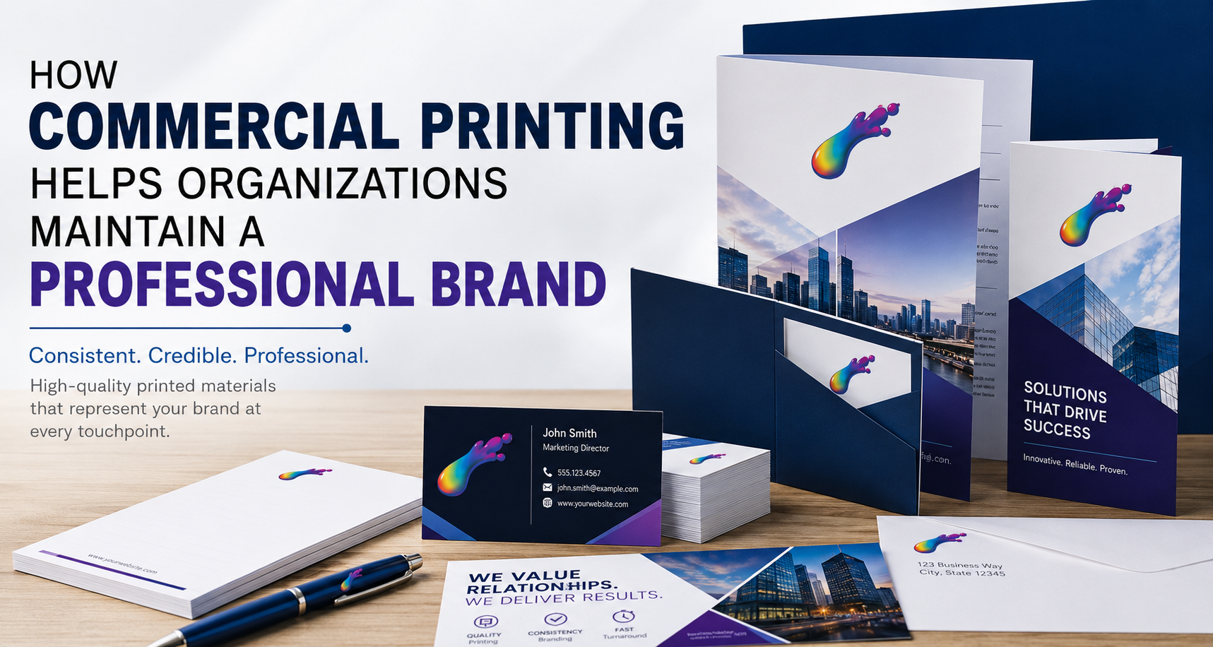 How Commercial Printing Helps Organizations Maintain a Professional Brand